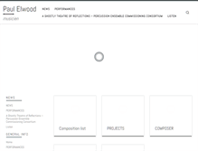 Tablet Screenshot of paul-elwood.com